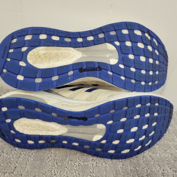 ADIDAS Adizero Tempo 9 Women's Size 8.5 White Blue Lace Up Running Shoes CP9498 - Picture 10 of 11